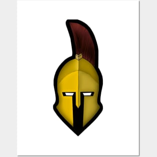 Spartan Helmet Posters and Art